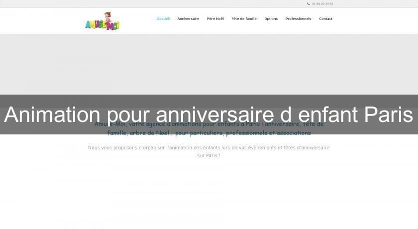 Animation pour anniversaire d'enfant Paris Animation pour anniversaire d'enfant Paris