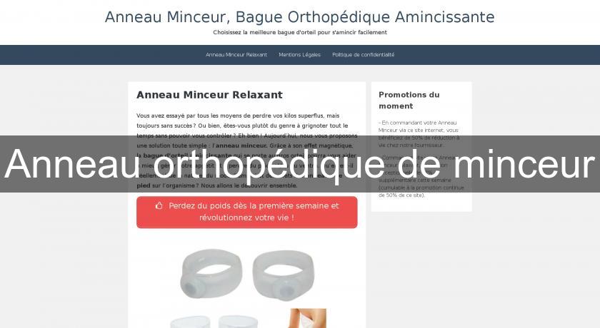 Anneau orthopédique de minceur