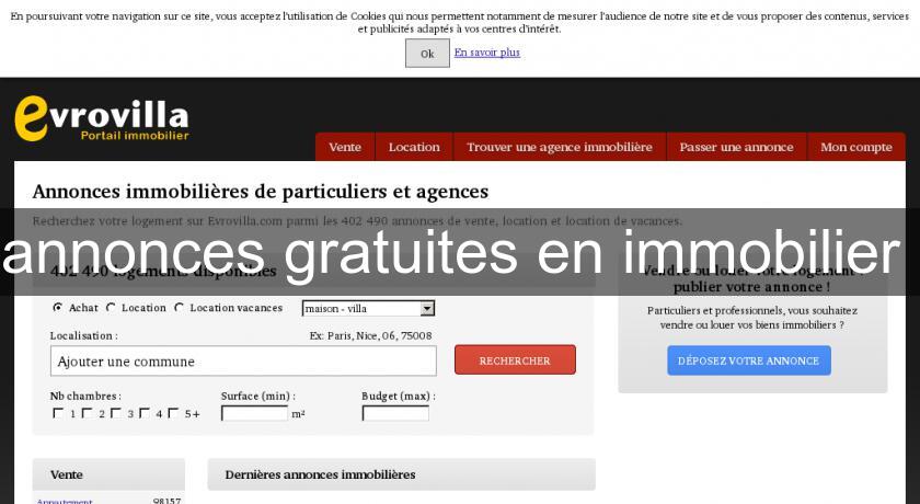 annonces gratuites en immobilier annonces gratuites en immobilier