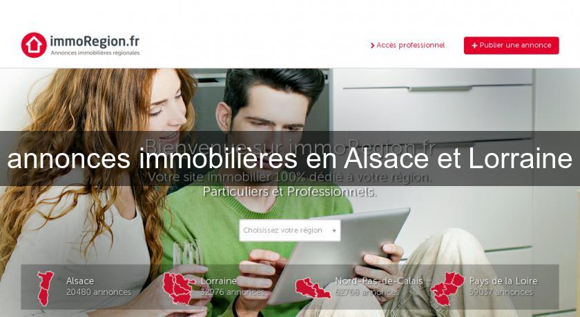 annonces immobilières en Alsace et Lorraine annonces immobilières en Alsace et Lorraine