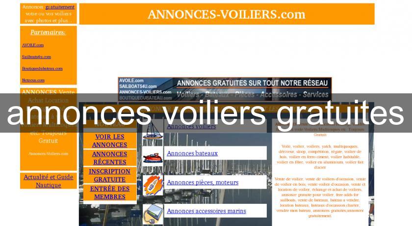 annonces voiliers gratuites