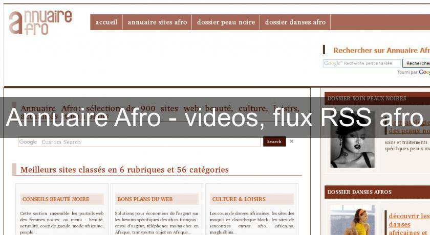 Annuaire Afro - videos, flux RSS afro Annuaire Afro - videos, flux RSS afro