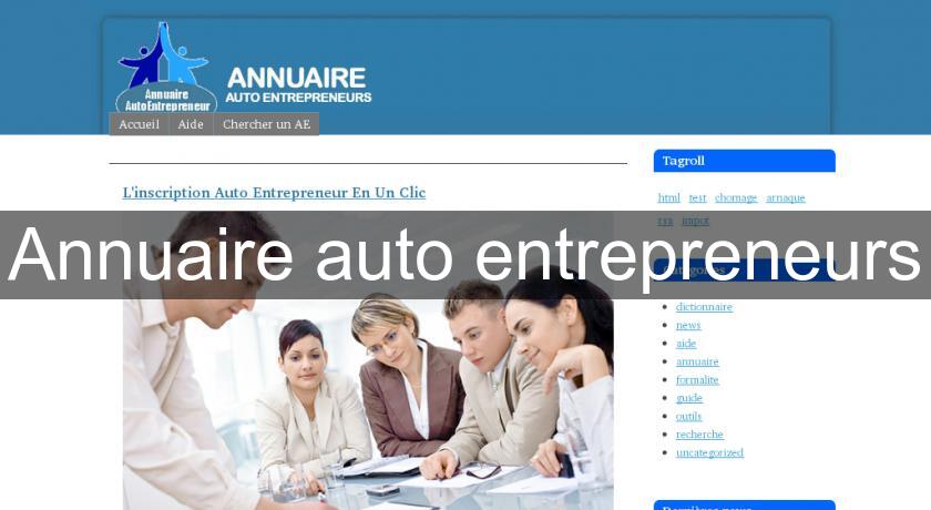Annuaire auto entrepreneurs Annuaire auto entrepreneurs