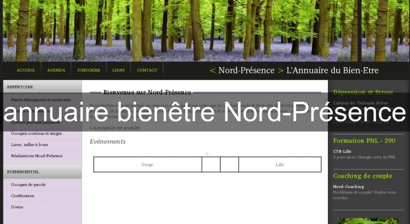 annuaire bienêtre Nord-Présence