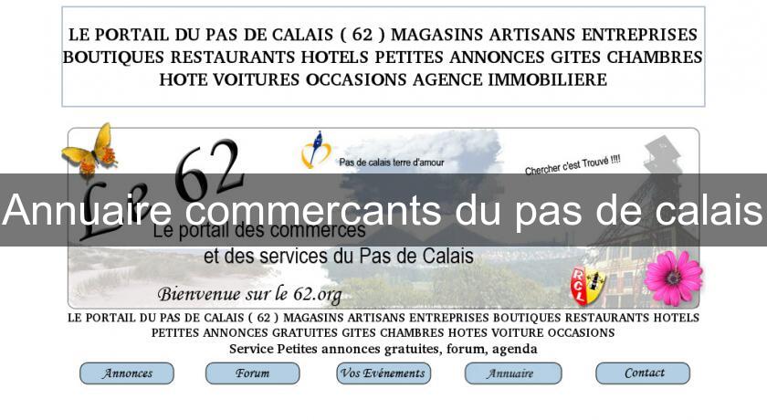 Annuaire commercants du pas de calais