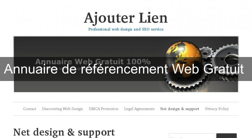 Annuaire de référencement Web Gratuit 