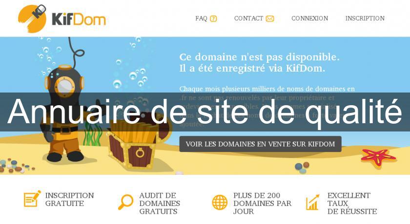 Annuaire de site de qualité Annuaire de site de qualité