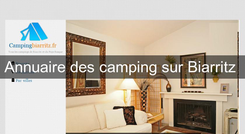 Annuaire des camping sur Biarritz 