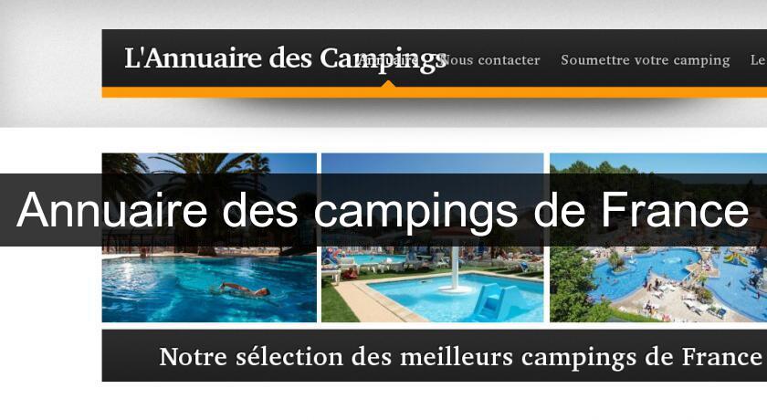 Annuaire des campings de France Annuaire des campings de France