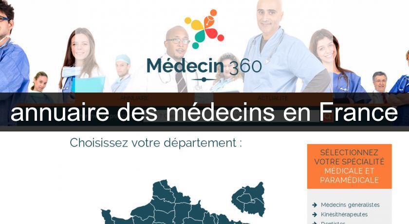 annuaire des médecins en France