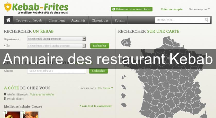 Annuaire des restaurant Kebab Annuaire des restaurant Kebab