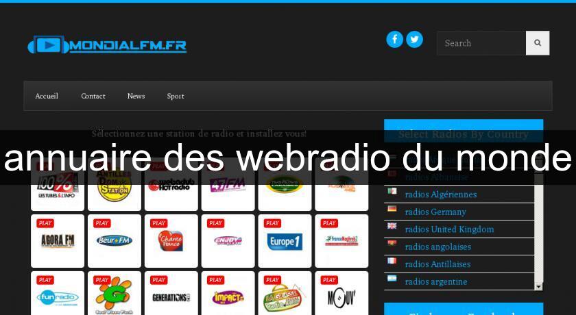 annuaire des webradio du monde