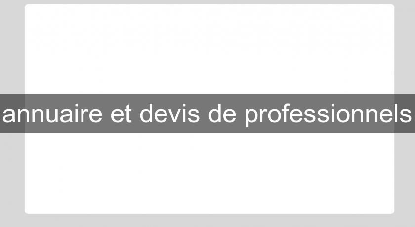 annuaire et devis de professionnels annuaire et devis de professionnels
