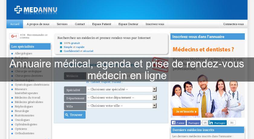 Annuaire médical, agenda et prise de rendez-vous médecin en ligne Annuaire médical, agenda et prise de rendez-vous médecin en ligne
