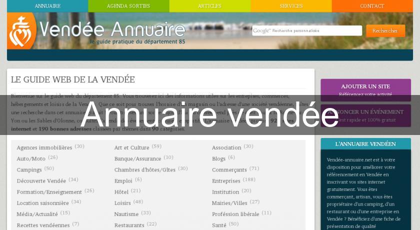 Annuaire vendée