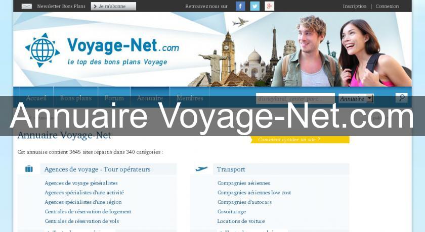 Annuaire Voyage-Net.com Annuaire Voyage-Net.com