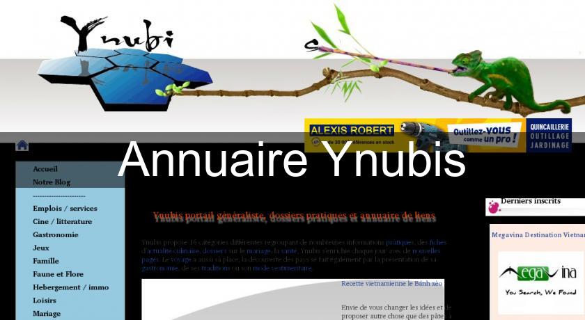 Annuaire Ynubis Annuaire Ynubis