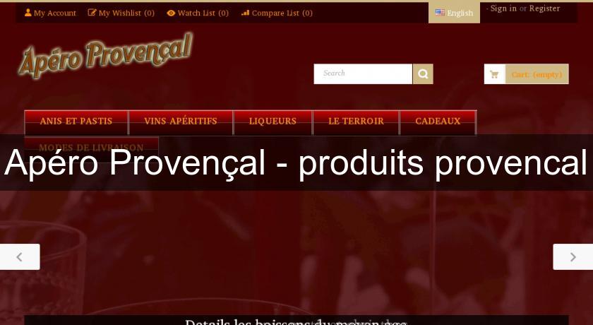 Apéro Provençal - produits provencal