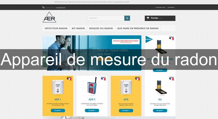 Appareil de mesure du radon Appareil de mesure du radon