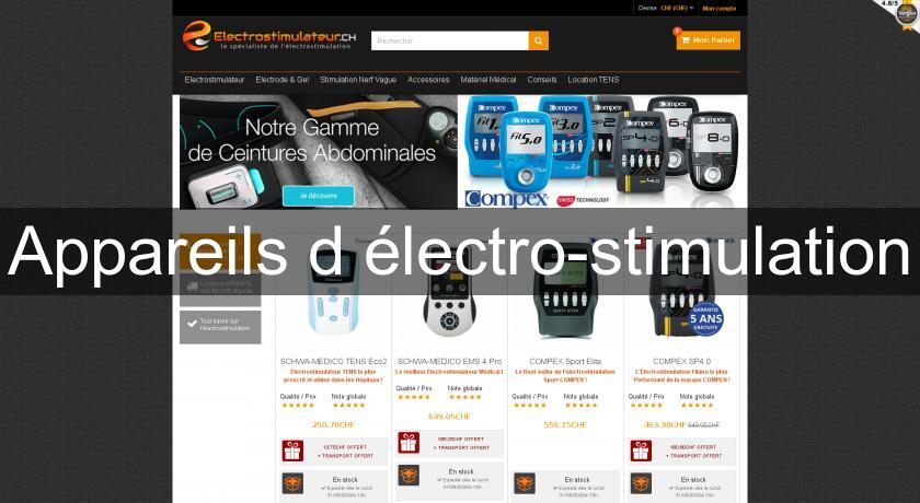 Appareils d'électro-stimulation Appareils d'électro-stimulation