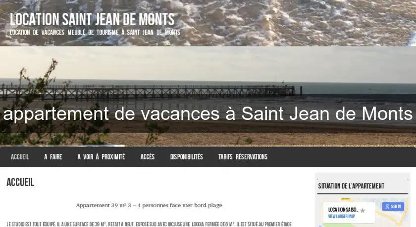 appartement de vacances à Saint Jean de Monts