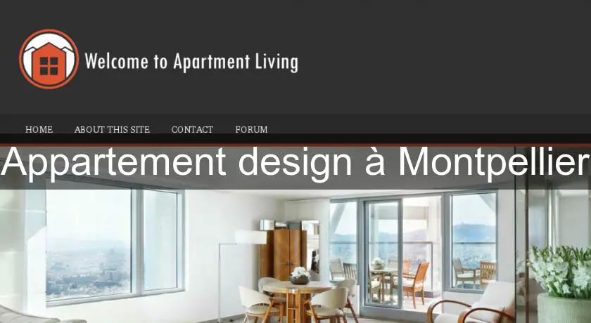 Appartement design à Montpellier