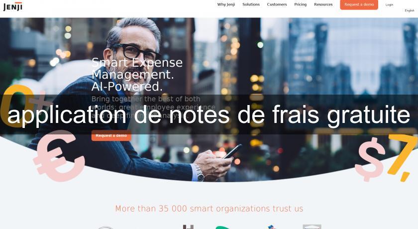 application de notes de frais gratuite