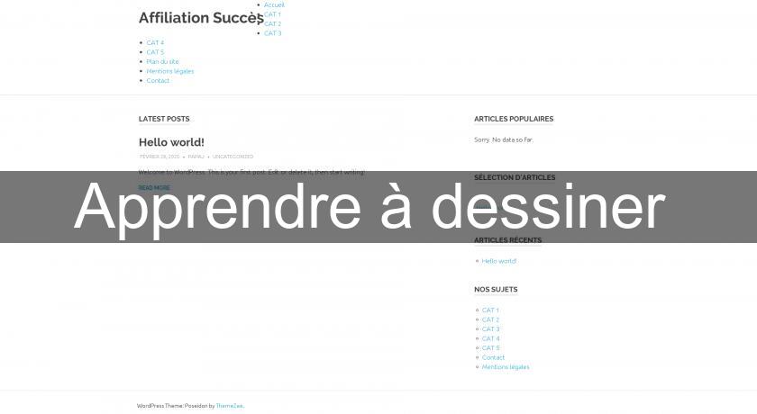 Apprendre à dessiner Apprendre à dessiner