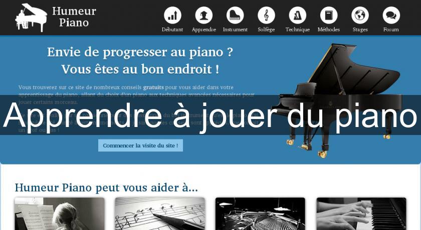Apprendre à jouer du piano Apprendre à jouer du piano
