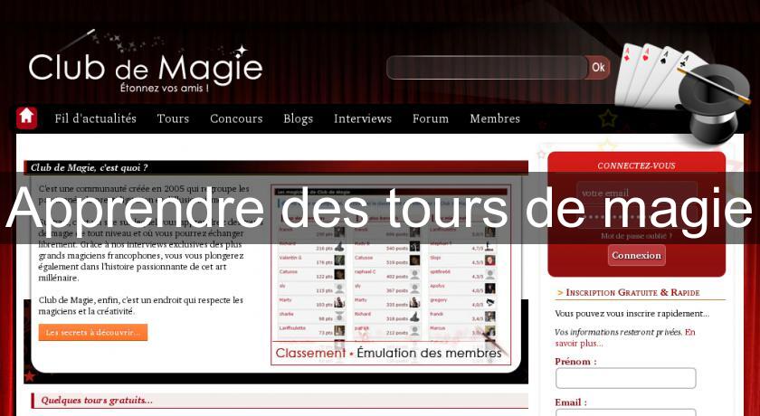 Apprendre des tours de magie Apprendre des tours de magie
