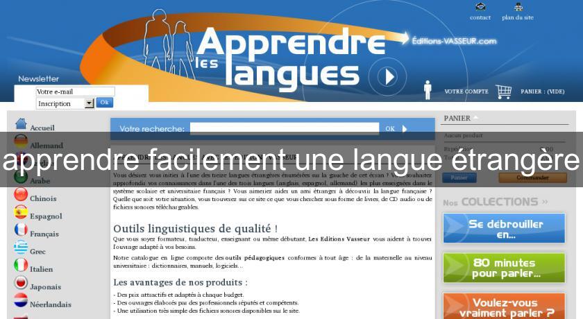 apprendre facilement une langue étrangère