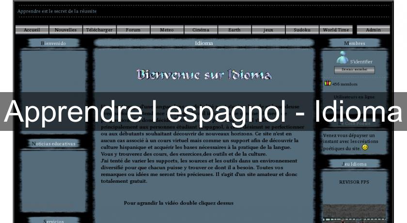 Apprendre l'espagnol - Idioma