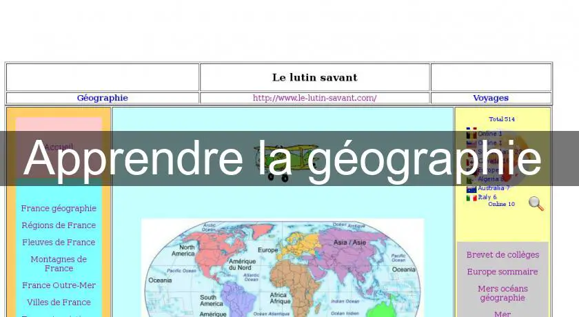 Apprendre la géographie 