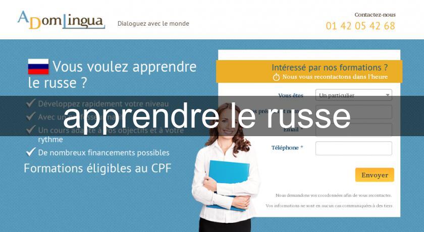 apprendre le russe 