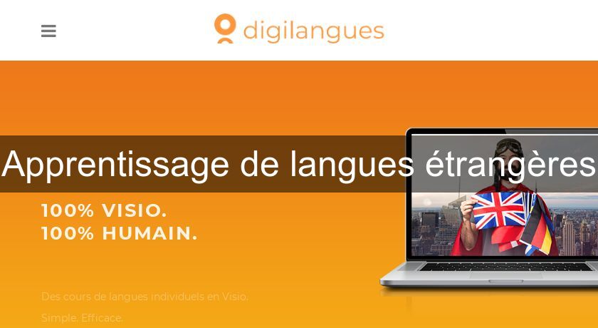 Apprentissage de langues étrangères Apprentissage de langues étrangères
