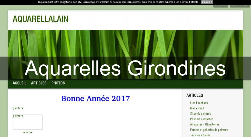 Aquarelles Girondines