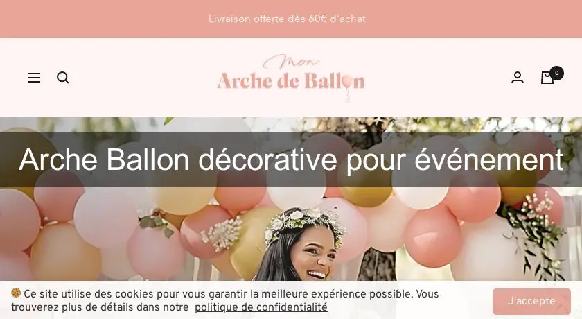 Arche Ballon décorative pour événement