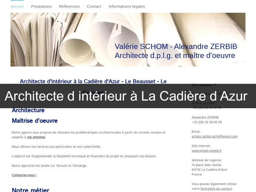 Architecte d'intérieur à La Cadière d'Azur 