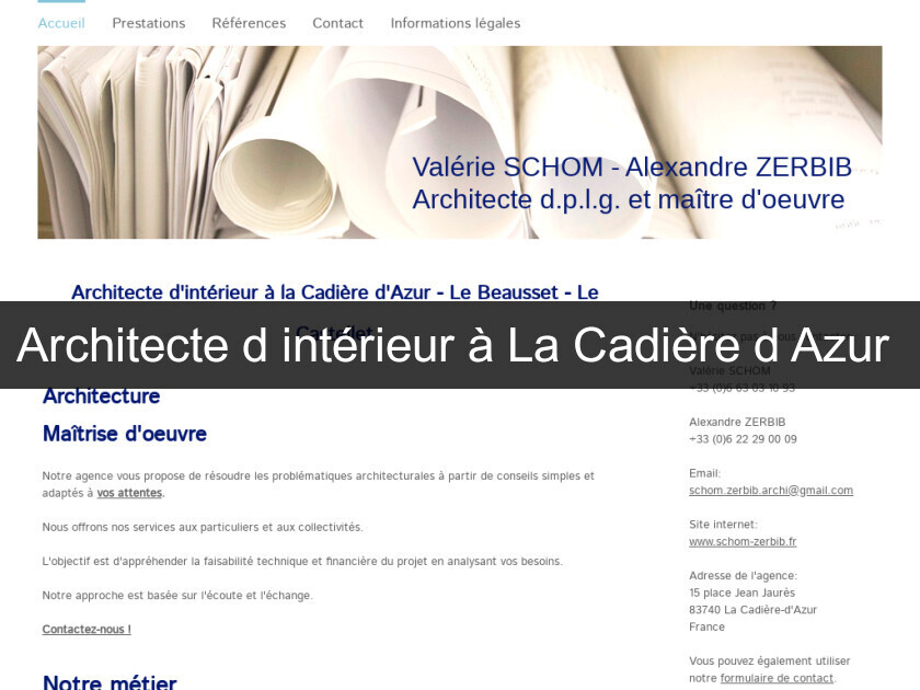 Architecte d'intérieur à La Cadière d'Azur 