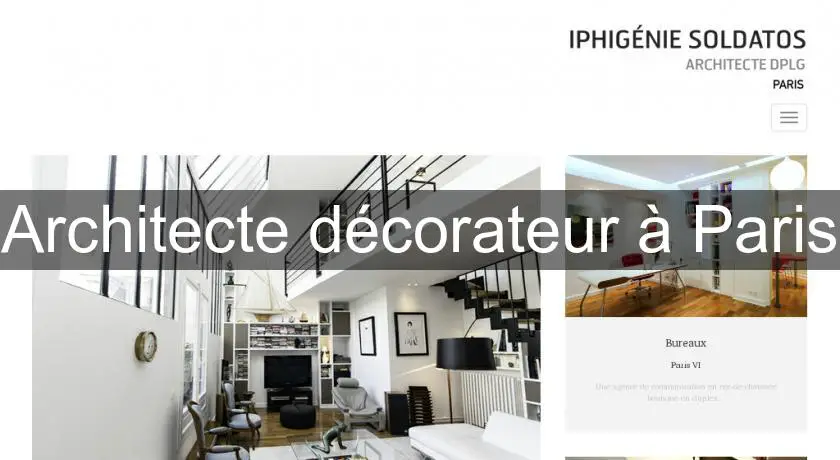 Architecte décorateur à Paris