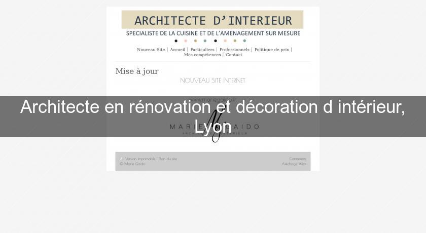 Architecte en rénovation et décoration d'intérieur, Lyon Architecte en rénovation et décoration d'intérieur, Lyon