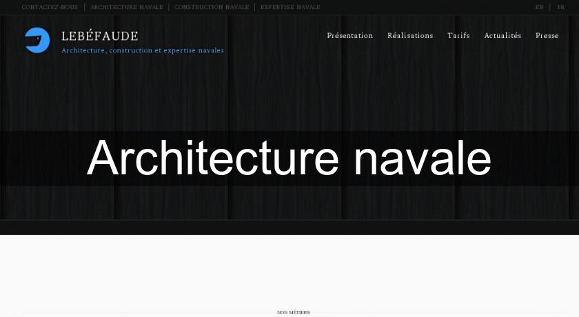 Architecture navale Architecture navale