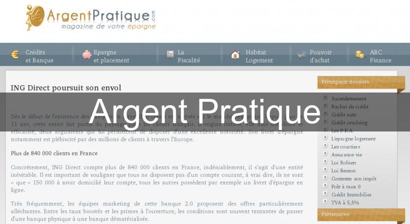 Argent Pratique