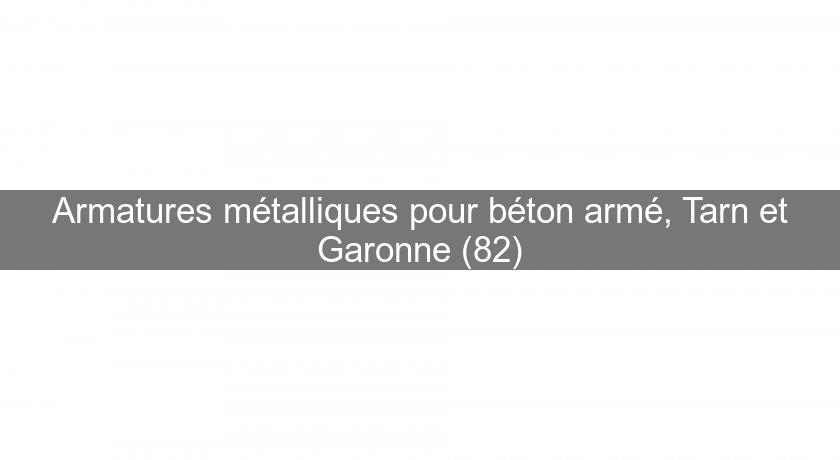 Armatures métalliques pour béton armé, Tarn et Garonne (82) Armatures métalliques pour béton armé, Tarn et Garonne (82)