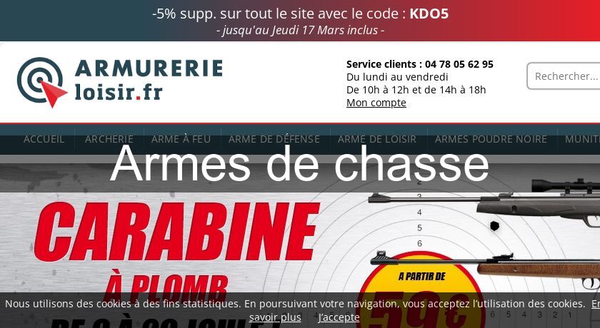 Armes de chasse Armes de chasse