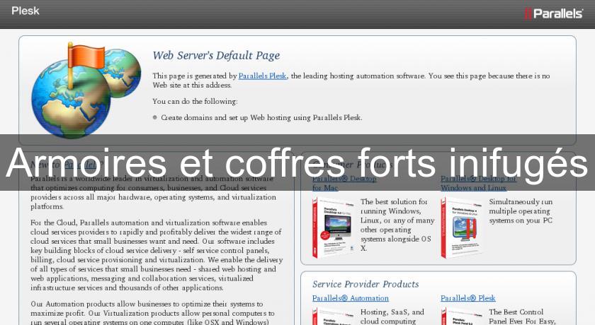 Armoires et coffres forts inifugés Armoires et coffres forts inifugés