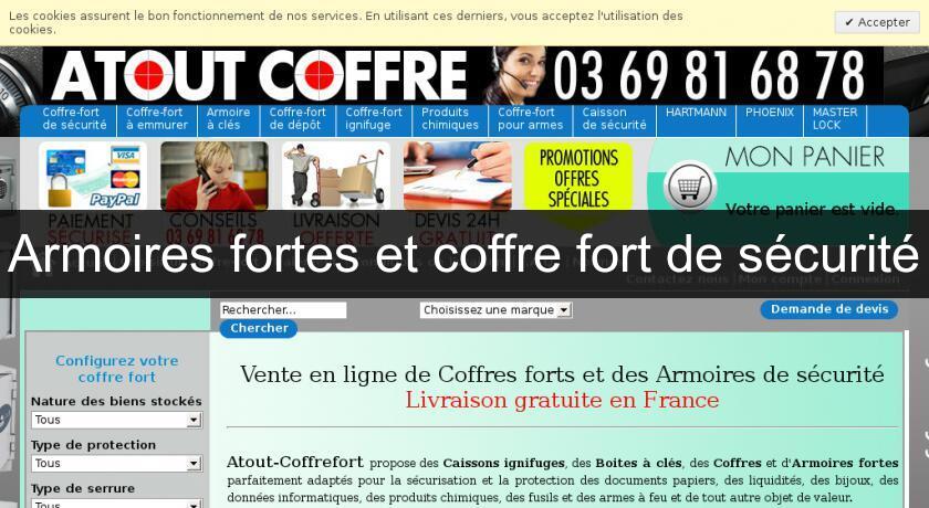 Armoires fortes et coffre fort de sécurité