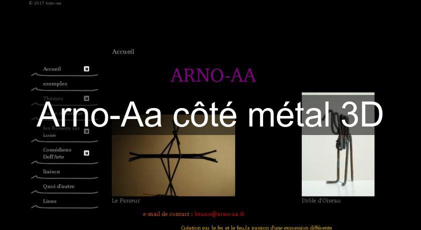 Arno-Aa côté métal 3D Arno-Aa côté métal 3D