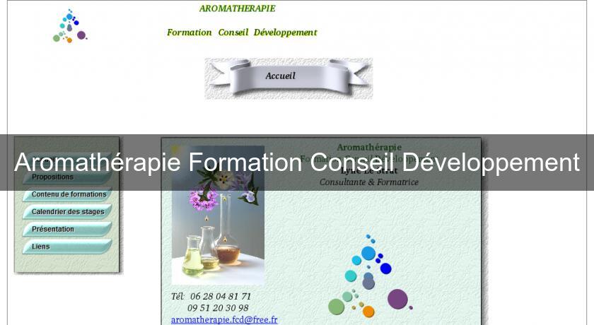 Aromathérapie Formation Conseil Développement