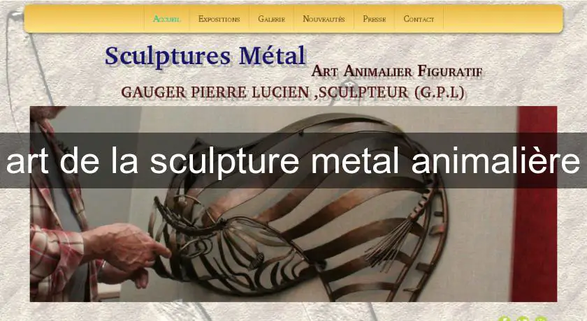 art de la sculpture metal animalière